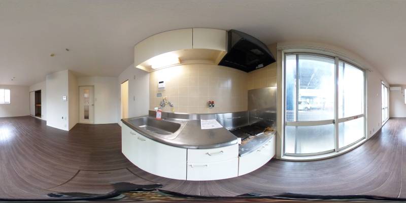 パノラマ画像キッチン