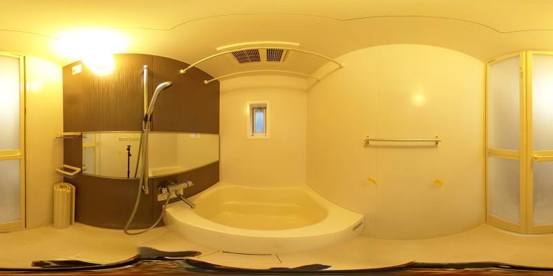 パノラマ画像バスルーム