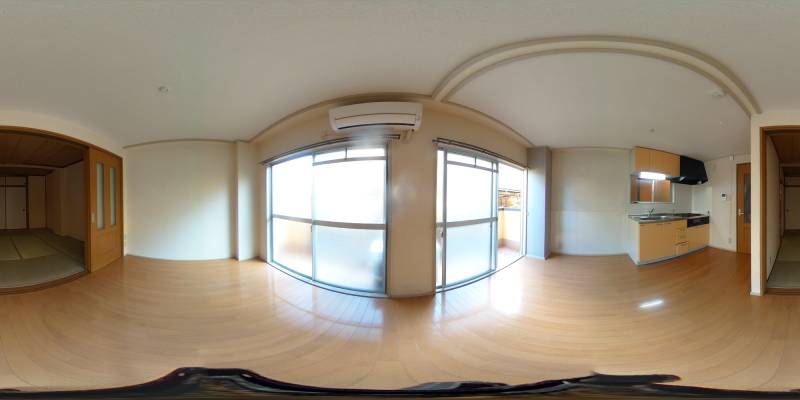 パノラマ画像リビング