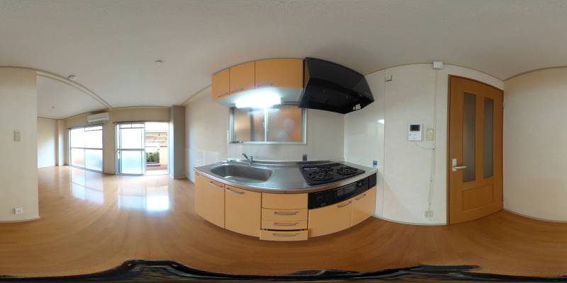 パノラマ画像キッチン