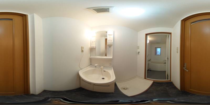 パノラマ画像洗面所