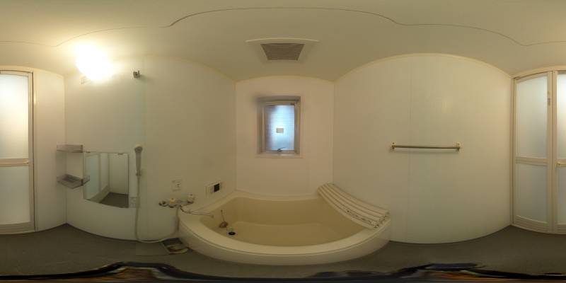 パノラマ画像バスルーム