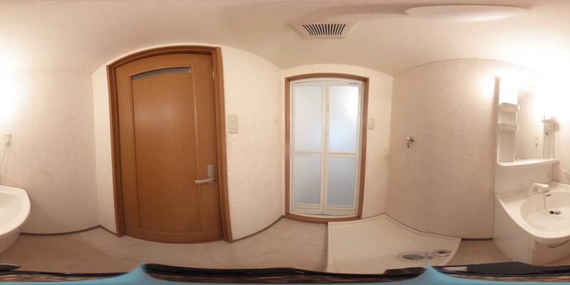 パノラマ画像洗面所