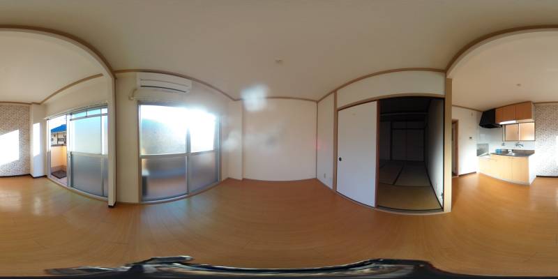 パノラマ画像リビング