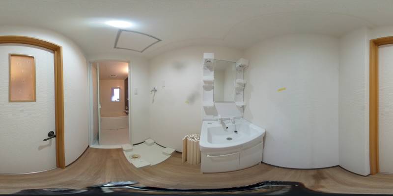 パノラマ画像洗面所