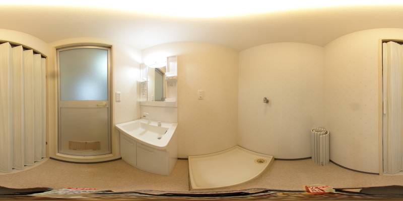 パノラマ画像洗面所