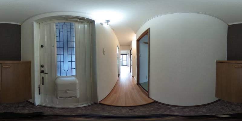 パノラマ画像玄関