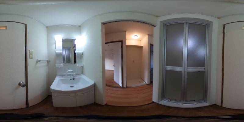 パノラマ画像洗面所