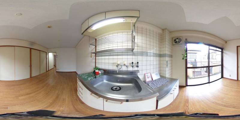 パノラマ画像キッチン