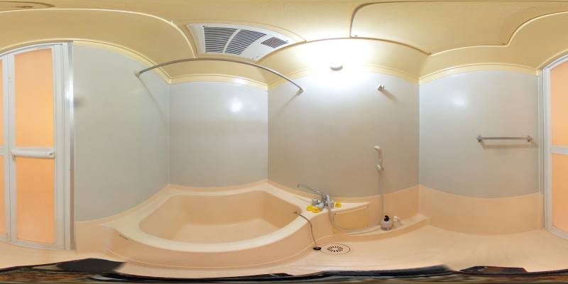 パノラマ画像バスルーム