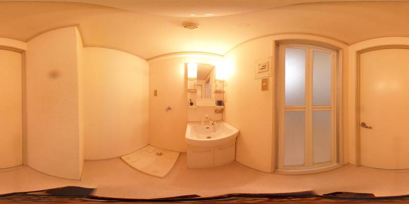 パノラマ画像洗面所