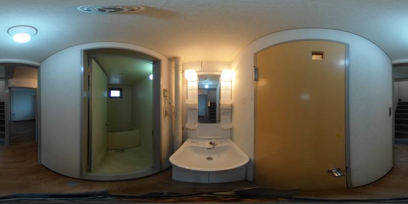 パノラマ画像洗面所