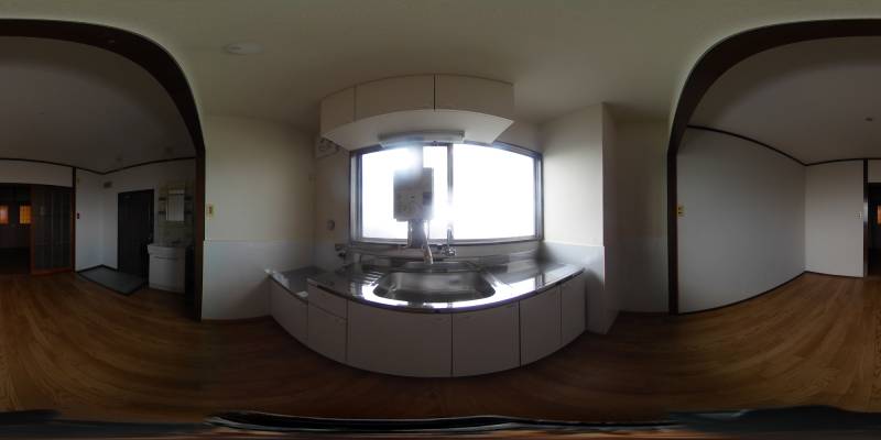 パノラマ画像キッチン