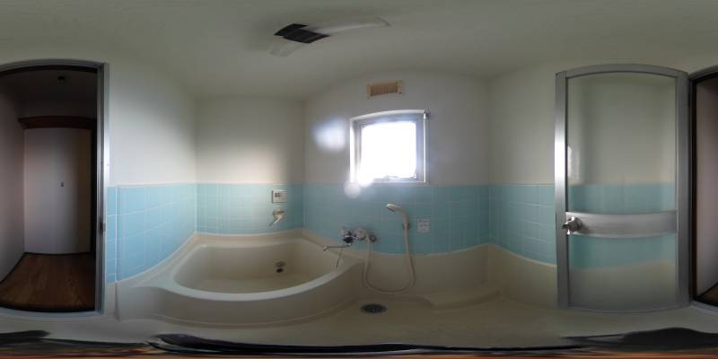 パノラマ画像バスルーム
