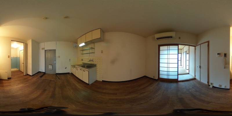 パノラマ画像キッチン