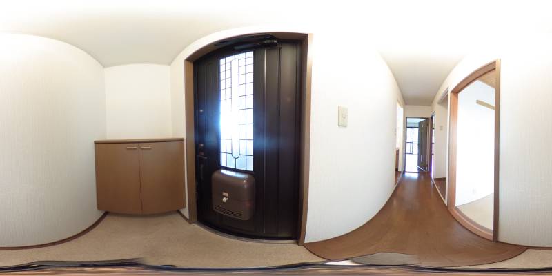 パノラマ画像玄関