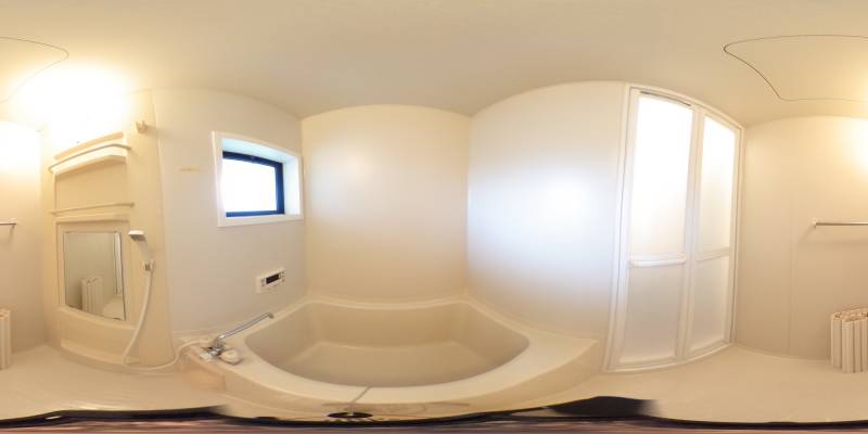 パノラマ画像バスルーム