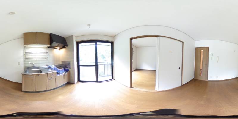 パノラマ画像キッチン