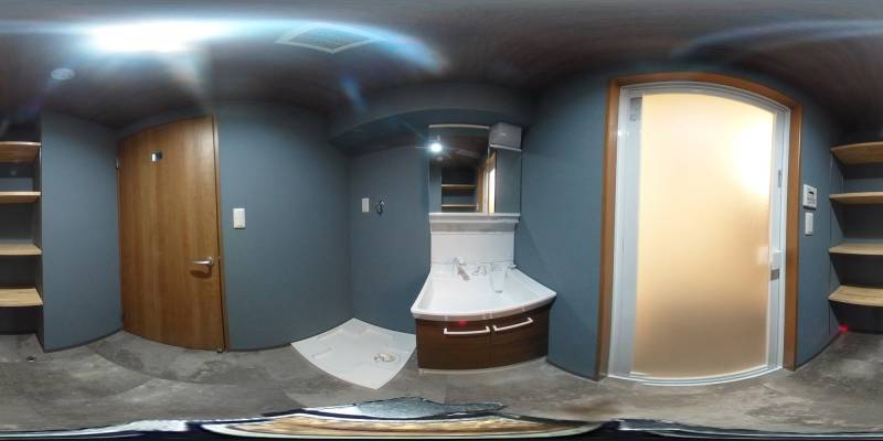 パノラマ画像洗面所