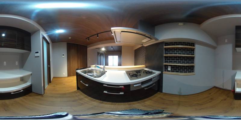 パノラマ画像キッチン