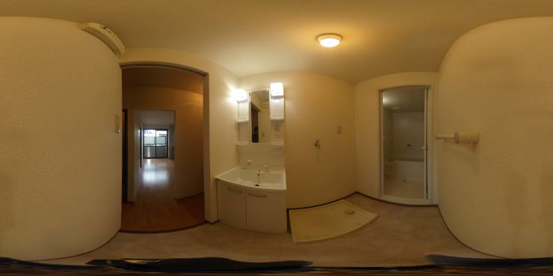 パノラマ画像洗面所