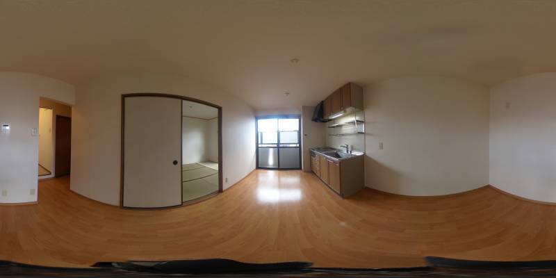 パノラマ画像リビング