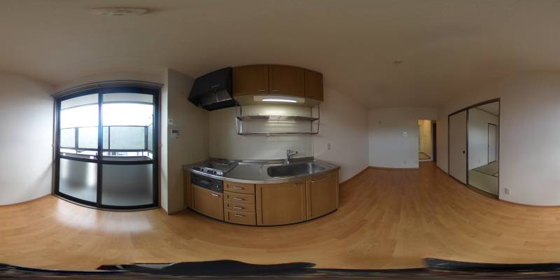 パノラマ画像キッチン