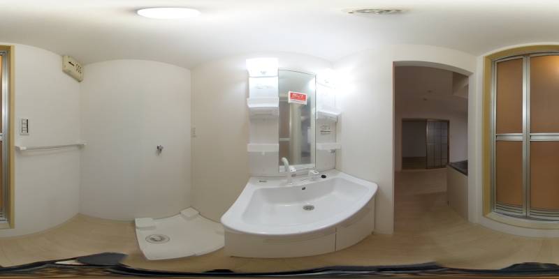 パノラマ画像洗面所