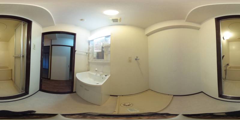 パノラマ画像洗面所