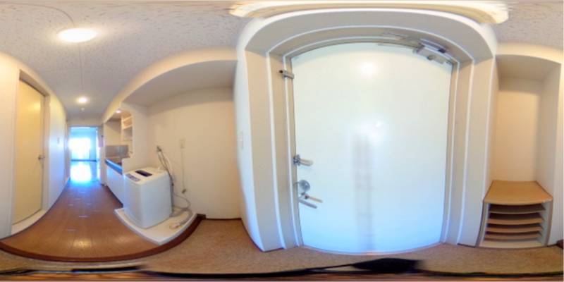 パノラマ画像玄関