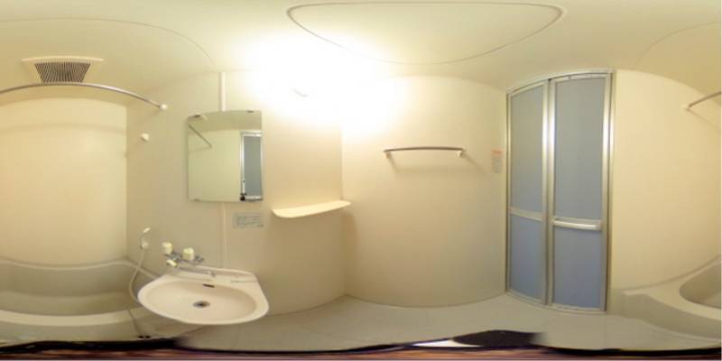 パノラマ画像バスルーム