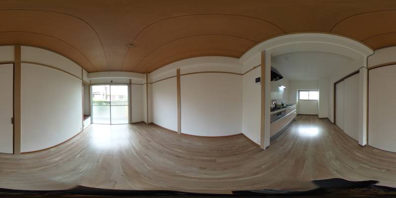 パノラマ画像リビング