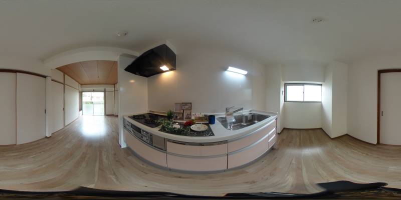 パノラマ画像キッチン