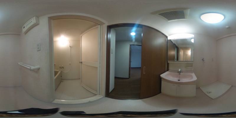 パノラマ画像バスルーム