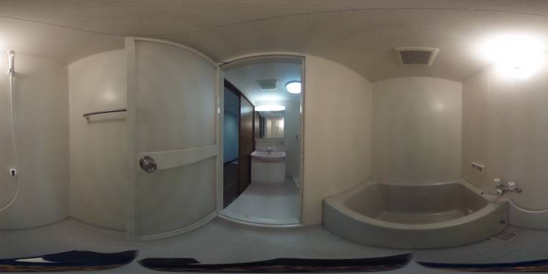 パノラマ画像バスルーム