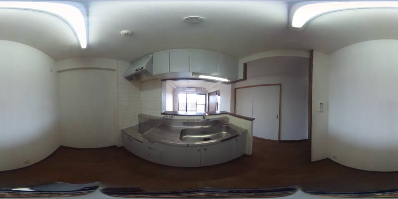 パノラマ画像キッチン