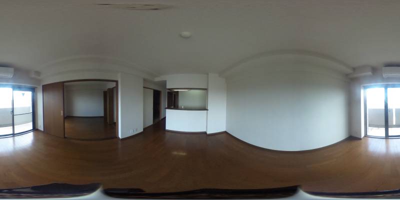 パノラマ画像洋室