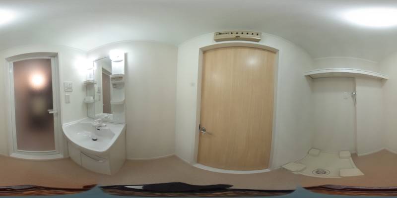 パノラマ画像洗面所