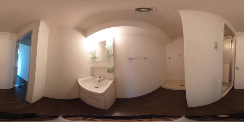 パノラマ画像洗面所