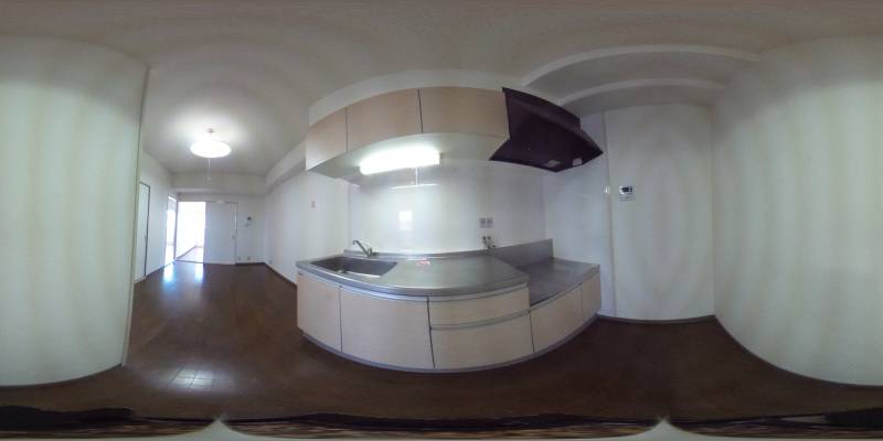 パノラマ画像キッチン