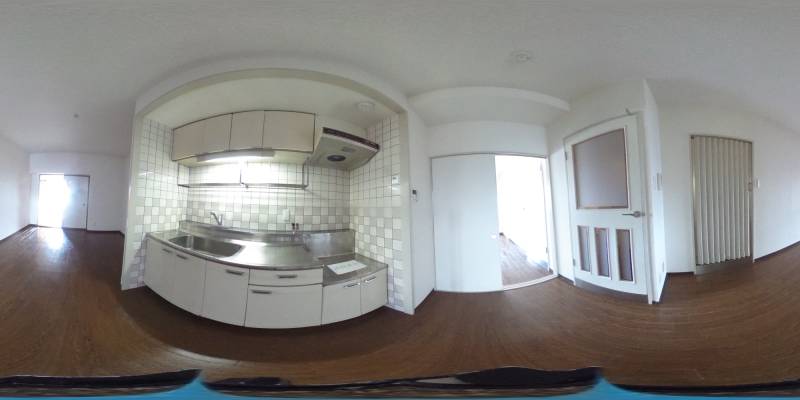 パノラマ画像キッチン