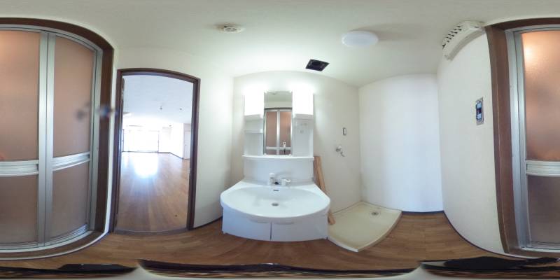 パノラマ画像洗面所