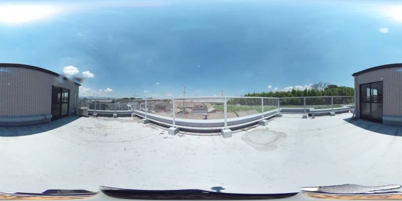 パノラマ画像バルコニー