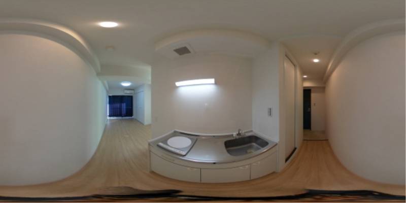 パノラマ画像キッチン