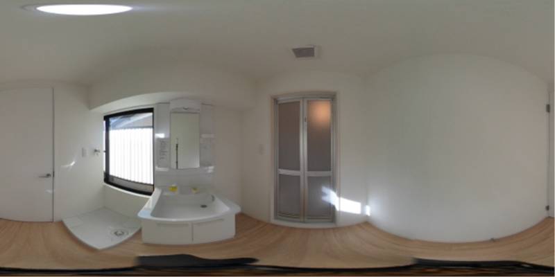パノラマ画像洗面所
