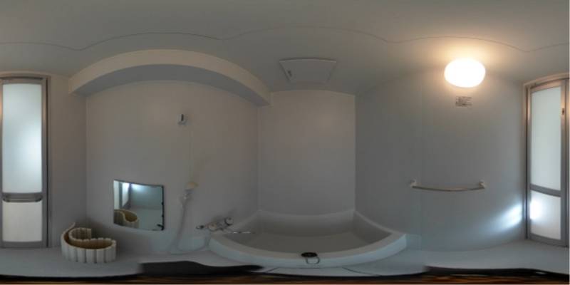 パノラマ画像バスルーム