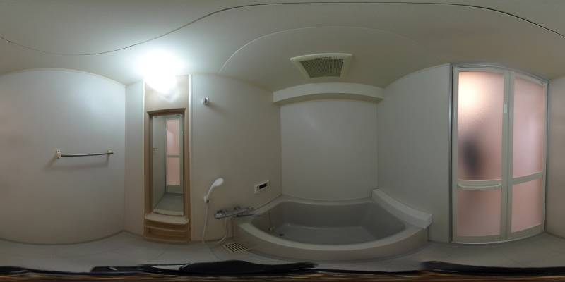 パノラマ画像バスルーム