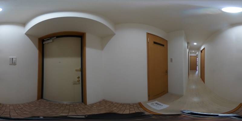 パノラマ画像玄関