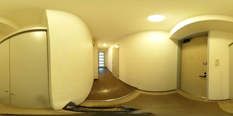 パノラマ画像玄関