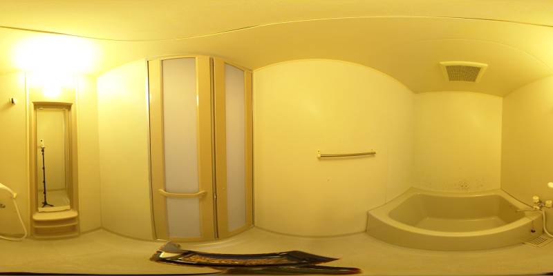 パノラマ画像バスルーム